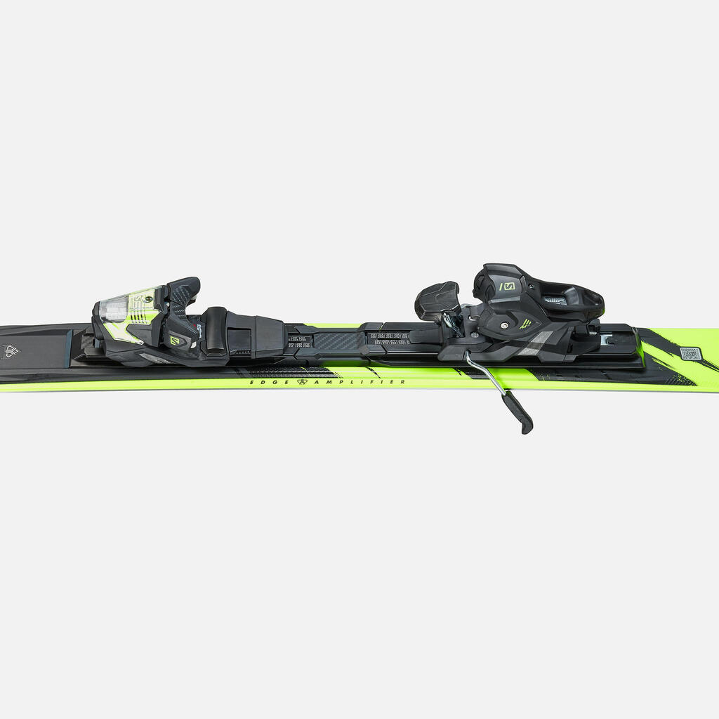 Ski Herren mit Bindung Piste - SALOMON S/MAX 8 XT schwarz/gelb 